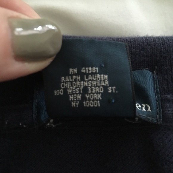 Ralph Lauren Childrenswear Navy Polo Shirt - Picture 4 of 5